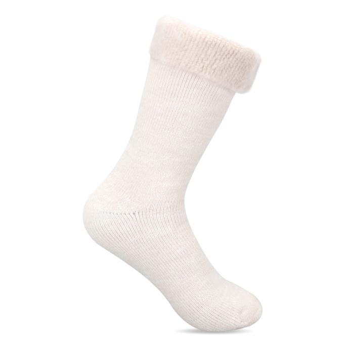 totes toasties® Ladies Thermal Brushed Bed Sock Oat Extra Image 3